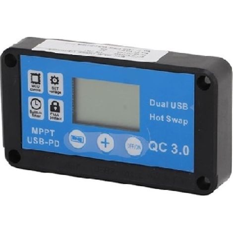 Kit de panneau solaire 20 W 18 V avec contrôleur étanche 60 A, 12 V/24 V automatique pour le chargement de la batterie, module polycristallin portable pour camping, camping-car, bateau pour (1/5)