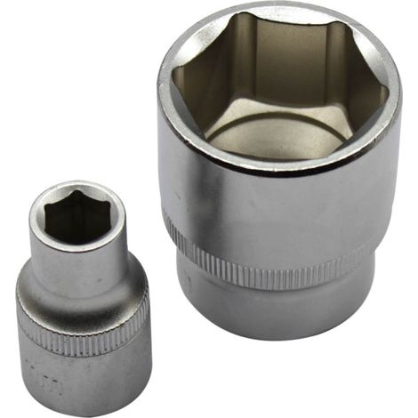 Chiave a bussola esagonale. 1/2" CRV 8mm (25/250) (1/3)