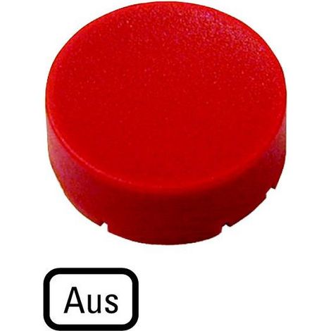 Étiquette saillante rouge ARRET EATON M22-XDH-R-D5