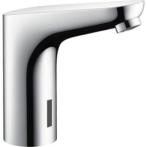 con leva lavabo elettronica senza leva regolazione temperatura, batteria cromata
