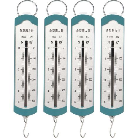 Dynamomètre à ressort 4 pièces 5N, dynamomètre portable précis pour expériences de physique et de mécanique (1/5)