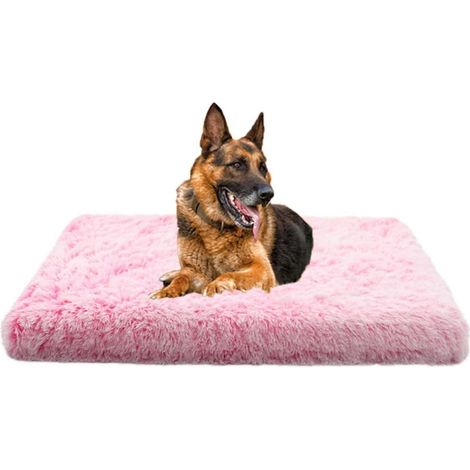 Lit orthopédique pour chien avec mousse à mémoire de forme, lavable, 100x60cm Rose