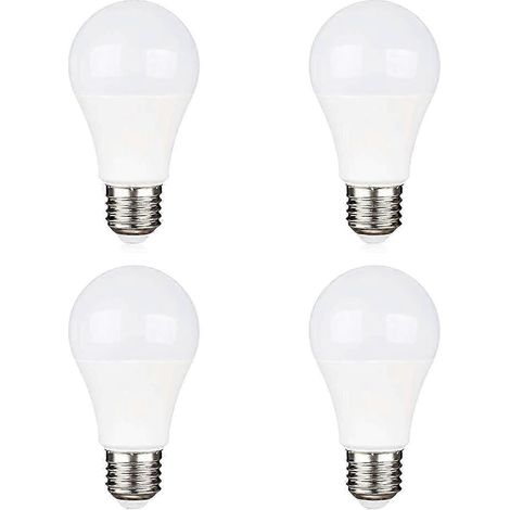 Ampoules LED E27 12 V, 9 W, blanc froid 6000 K, équivalent halogène 75 W, AC/DC 24 V (lot de 4) (1/5)