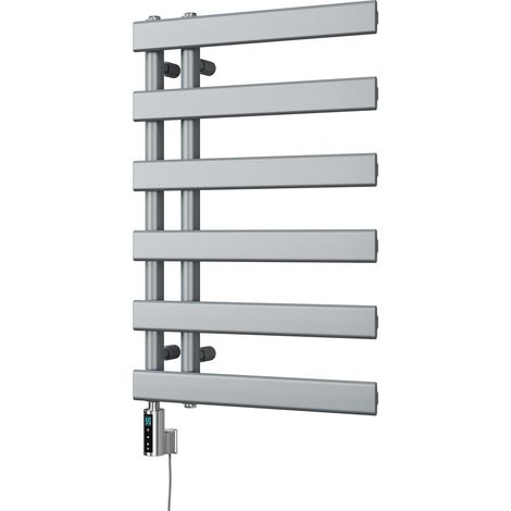 Agar - Silver Electric Towel Rail H748mm x W500mm 300w Thermostatic WIFI (1/3)