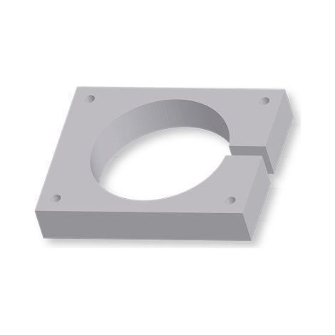900STI3W - Plaque arrière blanche Ral9010 Automatismes à clé Sti3w Automatismes Neuf