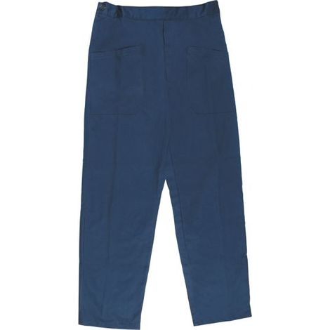 Pantalone da Lavoro in Cotone Tg. XL colore Blu Maurer (1/2)