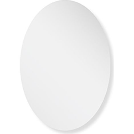 Specchio bagno ovale 45x65 cm a filo con installazione reversibile (1/4)