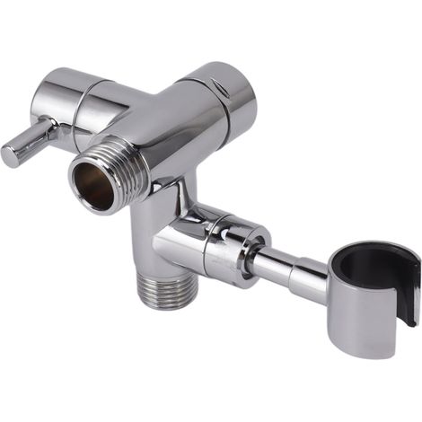 Inverseur de pomme de douche, séparateur d'eau, bras de douche, inverseur pour pomme de douche à main et pomme de pulvérisation fixe, galvanoplastie 108 (1/5)