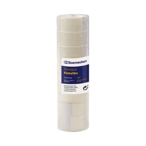 Soennecken Klebefilm 5846 19mmx10m transparent 8 St./Pack. (1/4)