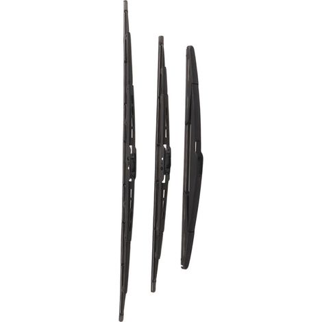 – Escobillas limpiaparabrisas delanteras y traseras de 3 piezas – Para Citroën C3 Mk1 2002-2008 – Escobillas neumáticas para un rendimiento óptimo en cualquier condición climática - YCTZE4ZVUTMA5RD-Cr