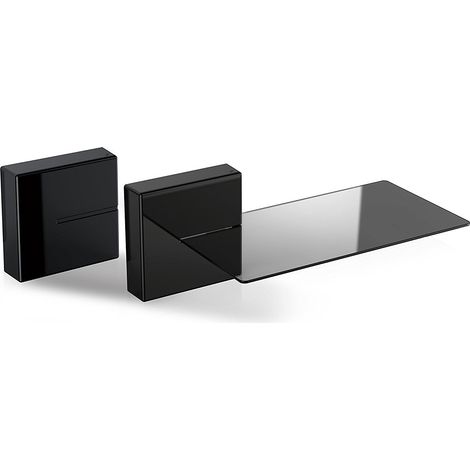 Meliconi Ghost Cubes Shelf Sistema Coprifili Componibile, Nero (1/5)
