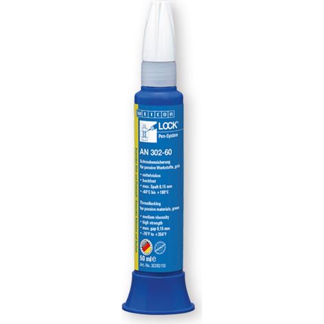 Fissaggio filettato WEICONLOCK® AN 302-60 50 ml hf.mv.verde Pen (1/2)