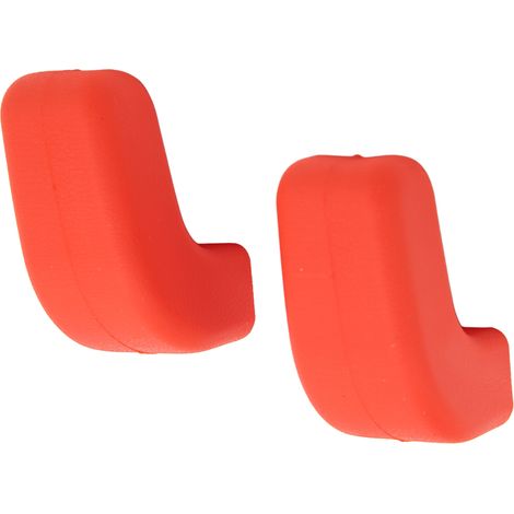 1 paire de housse de crochet de remorquage de pare-chocs, protection de coussin de remplacement pour Wrangler JK JL Gladiator TJ 2007 – 2023 rouge
