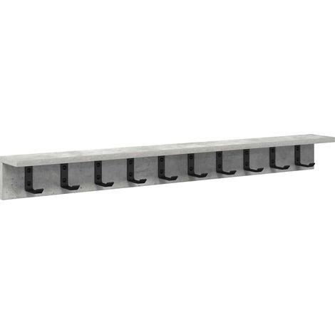 Maison Exclusive - Wandmontierter nachttisch Beton Grau 100 x 10,