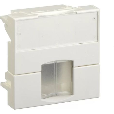 Schneider VDI88140 - Actassi - Non-adaptable support 45x45mm polar white - colorless shutter