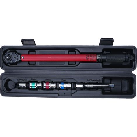 Clé dynamométrique à cliquet 1/2 pouce, 20 à 230 N.m, à dégagement rapide, 72 dents, pour l'entretien automobile (1/5)