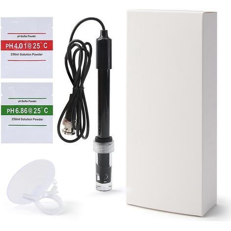 Sonde de remplacement PH pour aquarium, hydroponie, laboratoire, électrode avec connecteur BNC, pH-mètre