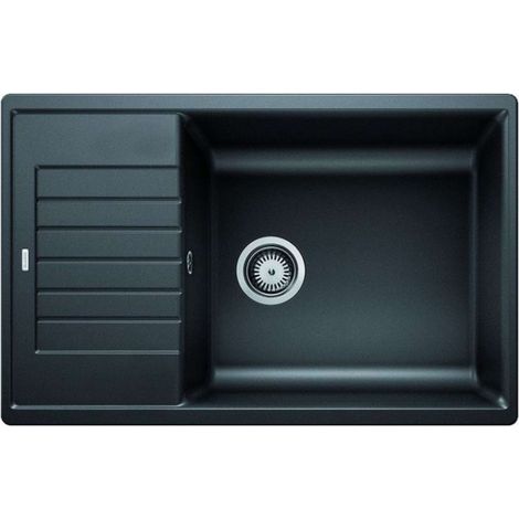 Blanco Zia XL 6 - Lavello in silgranit, 78x50 cm, Compact, nero 526019
