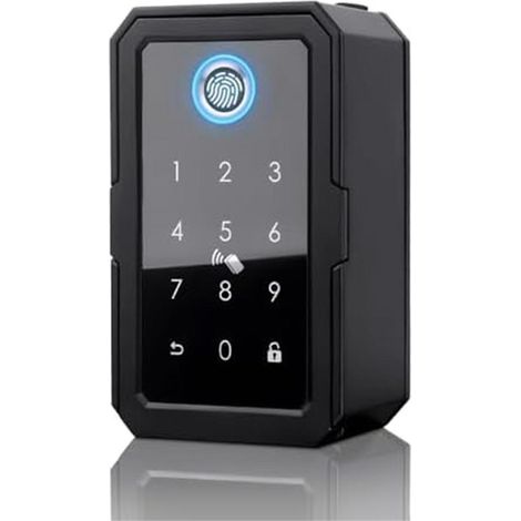 Cassetta di sicurezza intelligente Smartkey, cassetta di sicurezza wireless Home Key, app per cassetta di sicurezza elettronica con codice digitale - AquaForge (1/5)