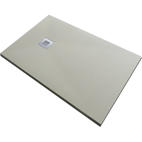 Piatto doccia in pietra SOLIDSTONE alto 2,8 cm - Avorio Crema 70x90 (1/5)