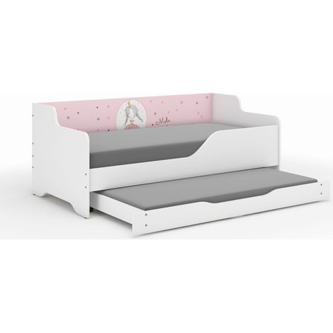 Lit enfant Lilu 160x80 princesse avec fonction couchage (1/3)