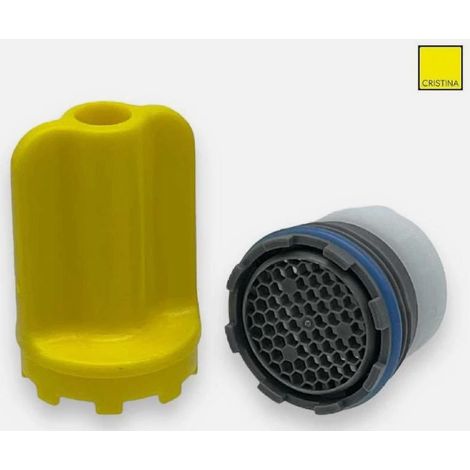 Aeratore cache ricambio 16.5x1 PLHC C. Cristina Rubinetterie CRIAR12438Q00 Plastica