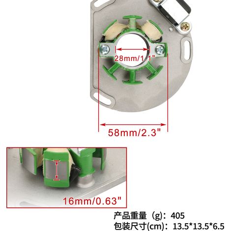 Statorspulen für Motorräder, passend für KTM 125-250 SXS TC 2004-2015, Teilenummer 54839004000 (1/4)