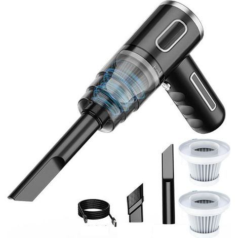 Aspirateur de voiture puissant sans fil portable 5500 Pa, nettoyeur de clavier rechargeable portable (1/5)