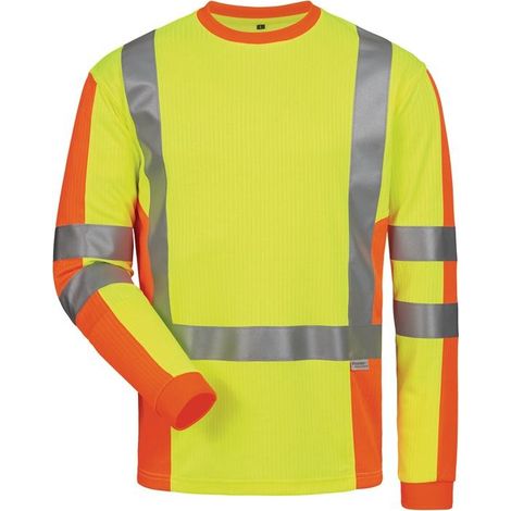 Pull manches longues UV / haute visibilité Drachten Taille .XXXL jaune/orangeELYSEE (1/4)