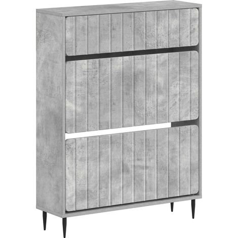 Shoe Cabinet ZWOLLE 78 x 24 x 103 cm Engineered Wood vidaXL (1/5)