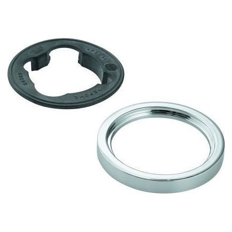 Rosette 48603 pour piles WT sans tige de traction ronde chromée