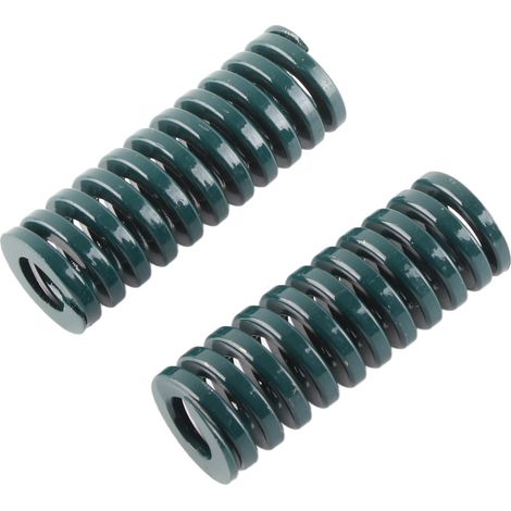 2 Stück, Außendurchmesser 25 mm, Innendurchmesser 12,5 mm, effiziente Formfeder, grün (Dicke 25 70 mm) (1/5)