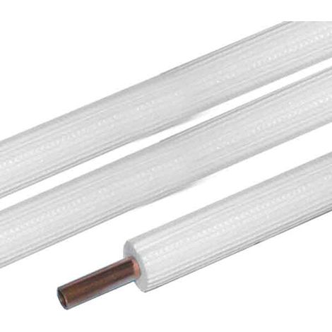 TUBO RAME RIVESTITO PER CONDIZIONAMENTO IN ROTOLO 'SPLIT 08' CARDINALE Ø 9,52 x 0,8 mm - 3/8" Q.TA 50