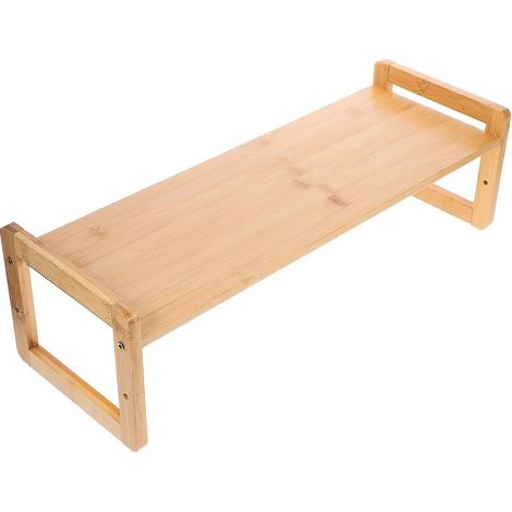 Support surélevé pour écran, support pour ordinateur portable, étagère de bureau pour ordinateur portable (1/5)