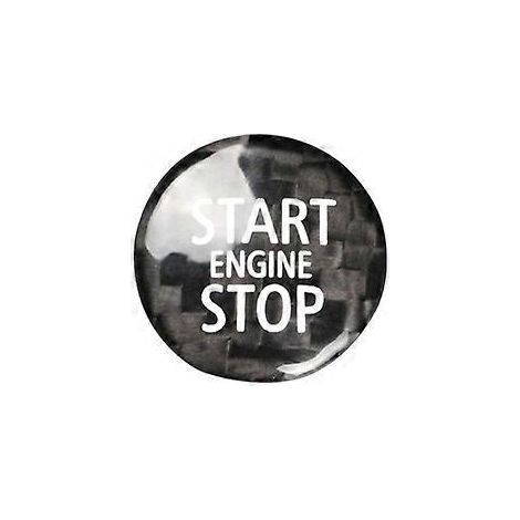 Cache-bouton de démarrage/arrêt moteur en fibre de carbone pour Mini Cooper R55 R56 R57 R58 R VYQ (1/5)