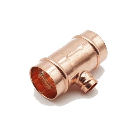 PrimaPlus Copper Solder Ring Reduced Tee 35x35x15mm (1/2)