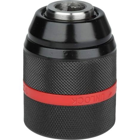 Mandrin de perçage à dégagement rapide. Mandrin de perçage manuel, filetage 1/2-20UNF, pas de 1 à 13 mm (0,04 à 0,51 pouce). Mandrin de perçage autoserrant pour applications multiples. (1/5)