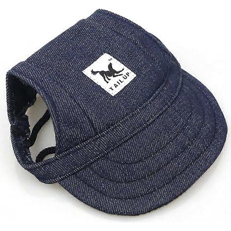 Baseballkappen mit verstellbarem Nackenband und bequemen Ohrlöchern für kleine, mittlere und große Hunde als Sonnenschutz im Freien (1/5)
