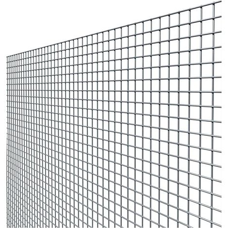 Rete recinzione elettrosaldata zincata - Maglia 76x12 mm / Filo Ø2,05 mm / H61 cm / Rotolo 25 metri (1/2)