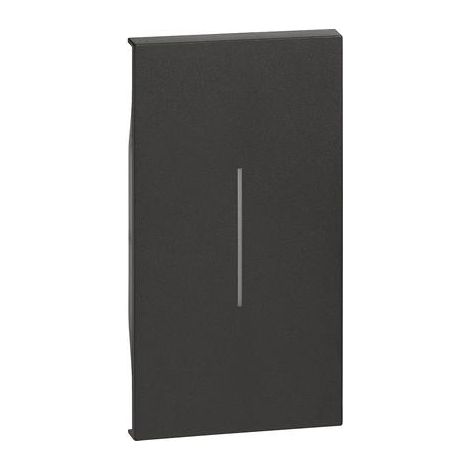 Cover illuminabile. Per 2 moduli, Nero bticino living now KG01M2 (1/3)