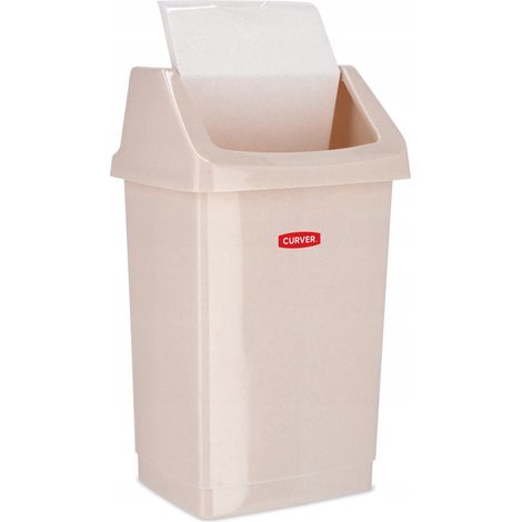 Curver Click-IT 9L Abfallbehälter, beige