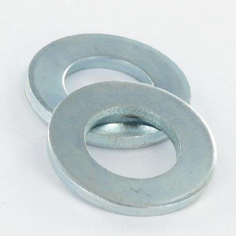 Rondelle Plate M10X20X2 Acier zingué-100 pièces