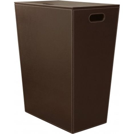 Sapho Eco Pelle - Cesto para ropa 47x30x60 cm, marrón 2463DB