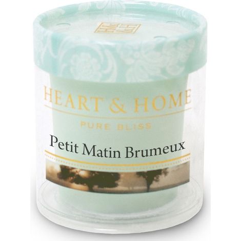 Petite bougie heart and home matin brumeux