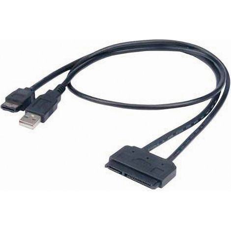 Akasa Festplatten/SSD Adapter [1x SATA-Kombi-Buchse 7+15pol. - 1x USB 2.0 Stecker A, eSATA-Stecker 7 (1/5)