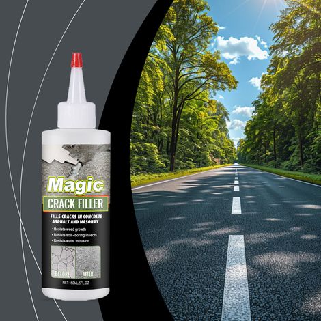 Rissfüller, elastisch, rissbeständig, temperaturbeständig, kältebeständig, abdichtend, wasserdicht, stabil und zur Bodenreparatur geeignet – 150 ml -- DE (1/5)