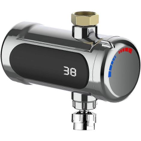 Chauffe-eau instantané pour robinet électrique, robinet électrique avec affichage LED de la température, mini chauffe-eau instantané pour salle de bain