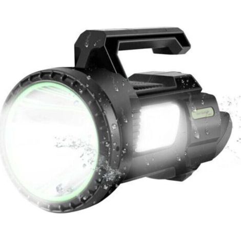 Lampe Torche LED Rechargeable Super Lumineuse 1200 Lumens - Zoom Réglable Étanche - pour Camping, Randonnée, Urgences