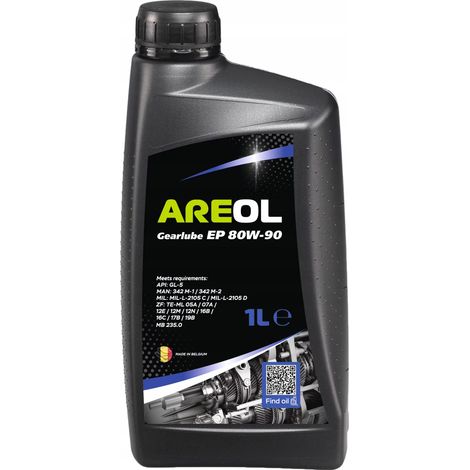 Olio per ingranaggi AREOL Gearlube EP 80W-90 1L