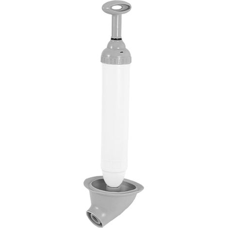 Déboucheur de Toilette à Air Comprimé, Ventouse Deboucheur WC Têtes de Piston et Gonfleur, Débouchage Canalisation Débouchage pour Toilette, Déboucheur WC Deboucheur Canalisation (Blanc) (1/5)